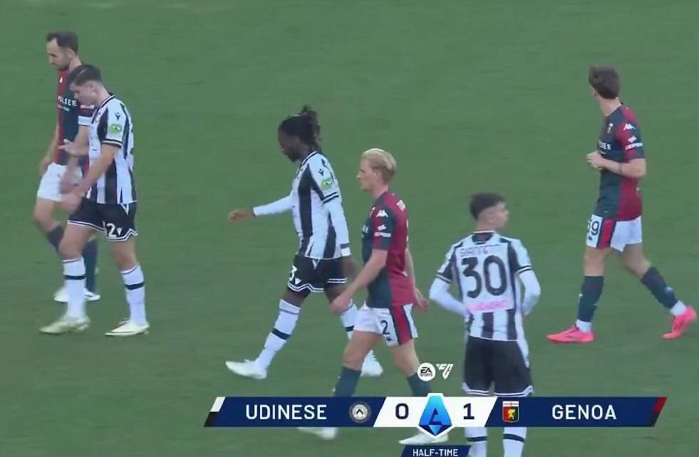 乌迪内斯主场不敌热那亚，陷入连败泥沼的简单介绍