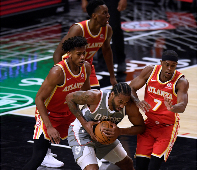 快船力克老鹰,乔治砍下27分 快船力克老鹰,乔治砍下27分